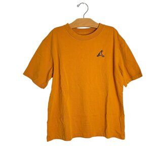 Air Jordan Orange Loose Fit T-Shirt XS 100% Cotton Embroidered Logo
